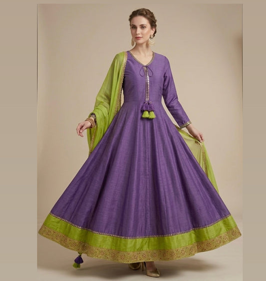 3 piece lawn anarkali frock