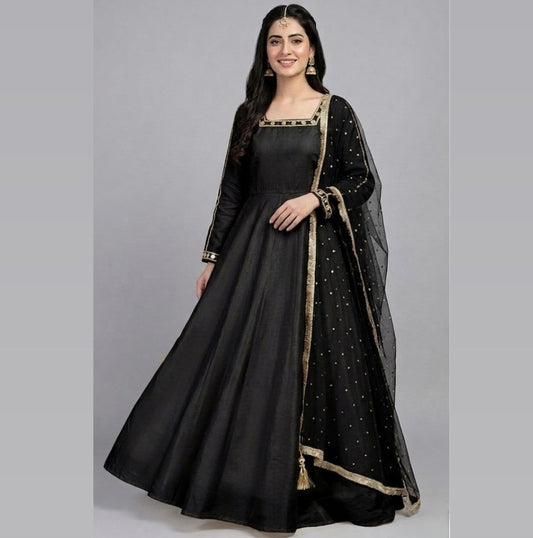 3 piece raw silk frock