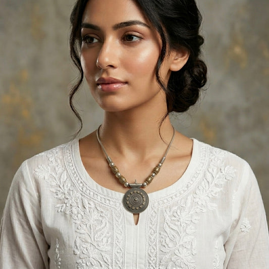 Heavy Metal oxydized neck lace