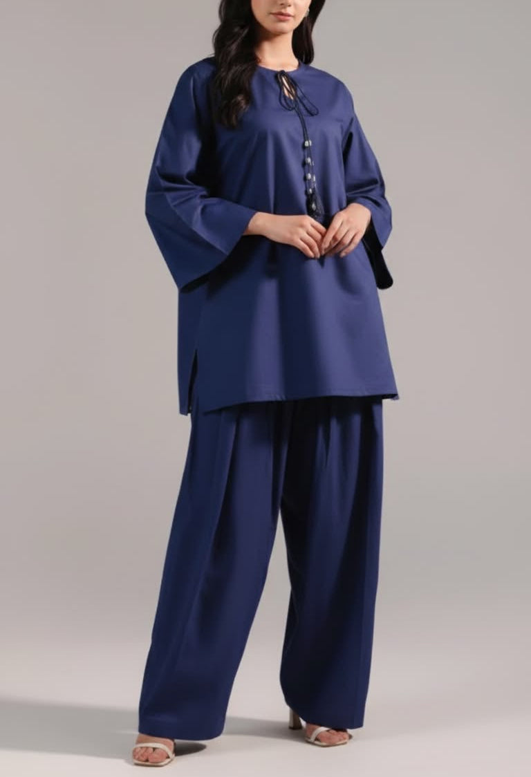 Summers two piece dress  navy blue