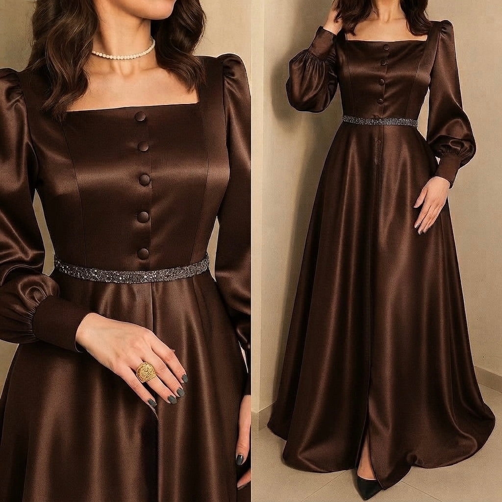 Maxi in silk stuff