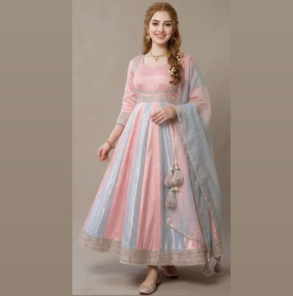 3 piece organza frock