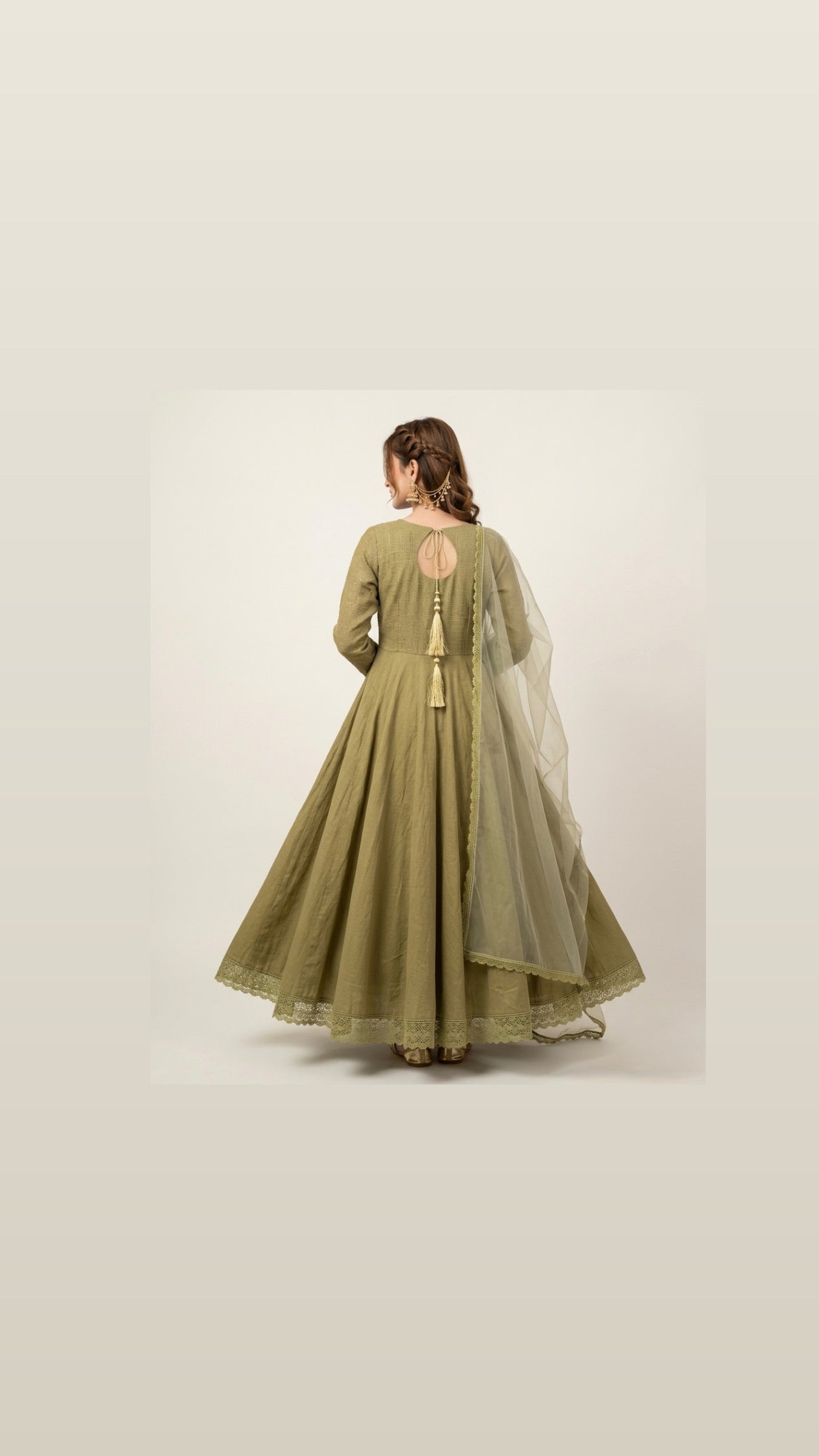 3 piece anarkali frock