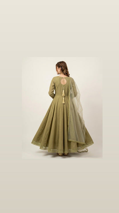 3 piece anarkali frock