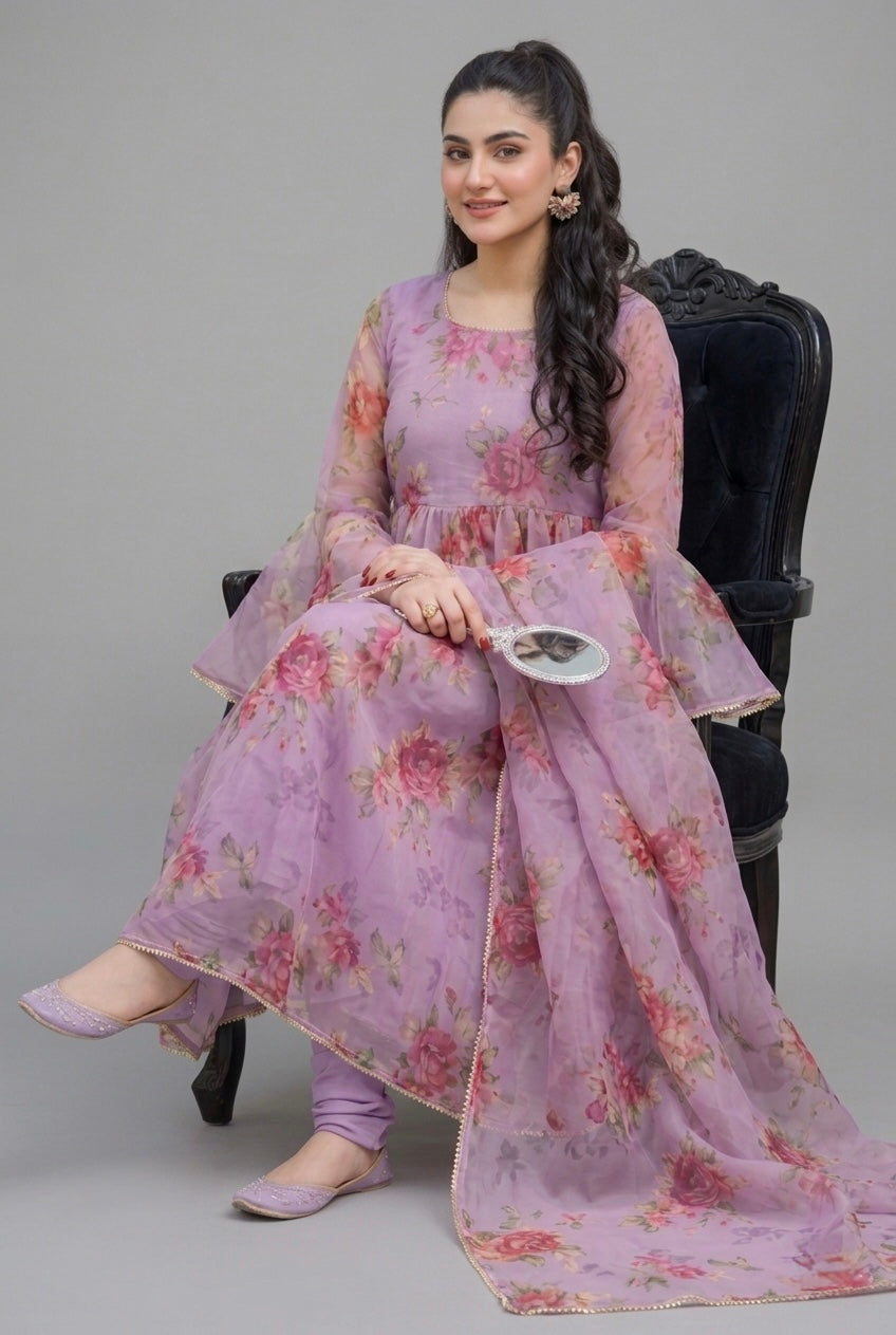 3 piece stitch frock