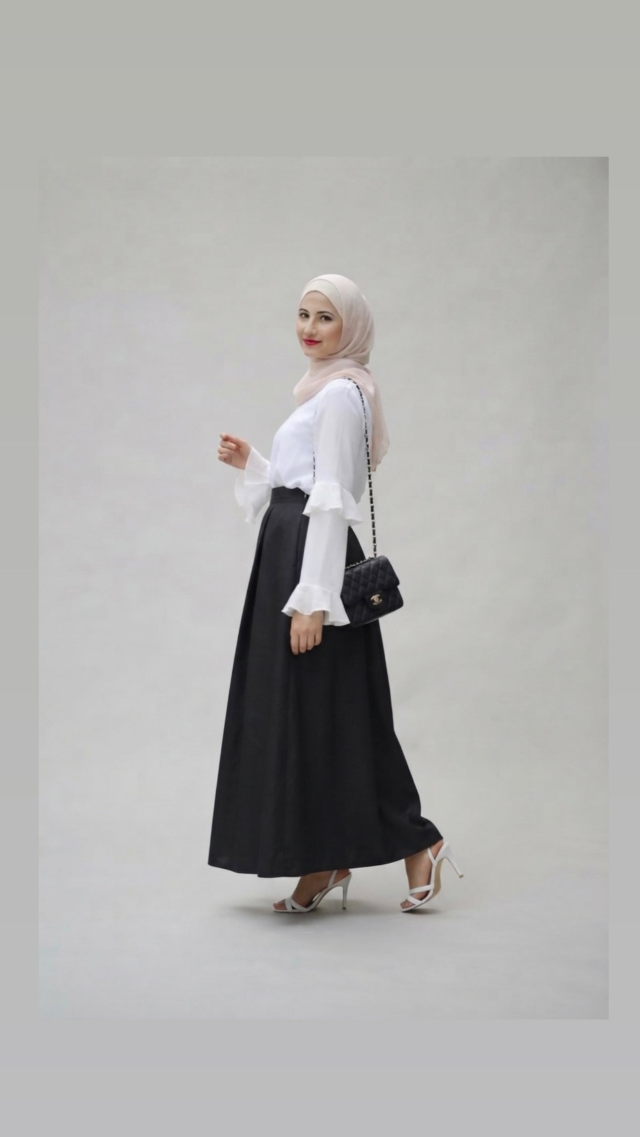 Skirt blouse2061
