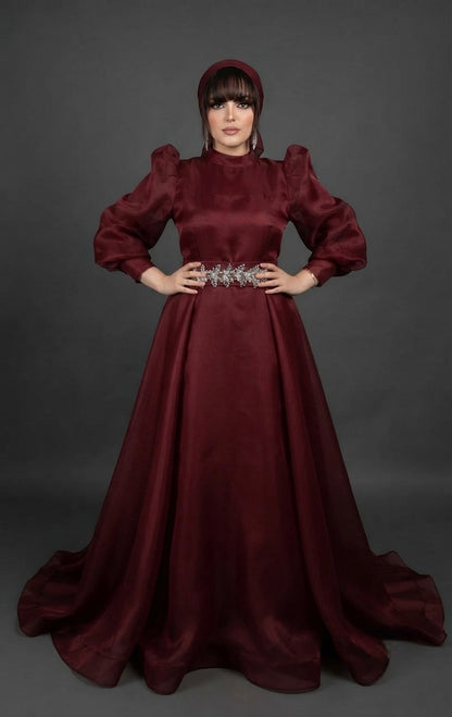 organza  gown party wear maxi